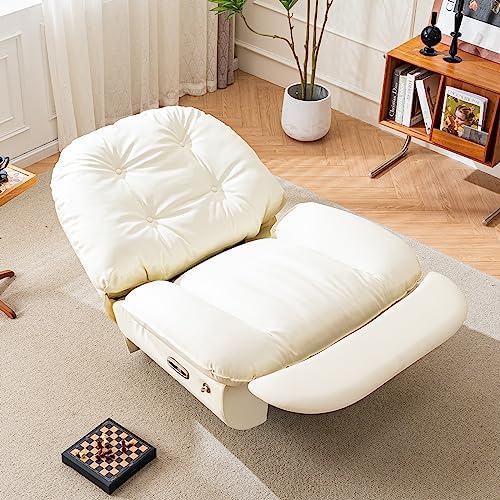 Oversized Electric Recliner Chair, 360 Swivel Rocking Glider Rocker for Adults Modern Ergonomic Lounge Chair Living Room with Phone Stand & Smart Voice Control Theater Seating