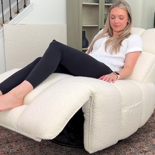 Ultimate Comfort Power Recliner Chair with Swivel & Gliding Function – Ergonomic Design with Adjustable Lumbar Support