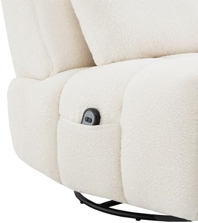 Ultimate Comfort Power Recliner Chair with Swivel & Gliding Function – Ergonomic Design with Adjustable Lumbar Support